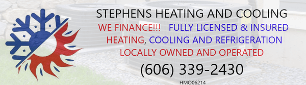 We are a locally owned and operated HVAC company serving all of central and eastern KY. We install, repair, and replace all HVAC systems.