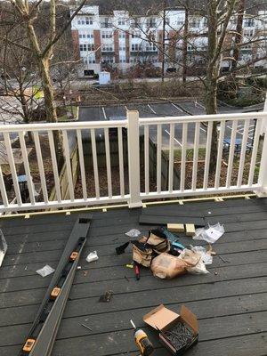 New construction deck