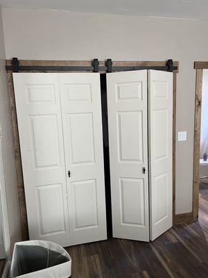 Bifold closet doors