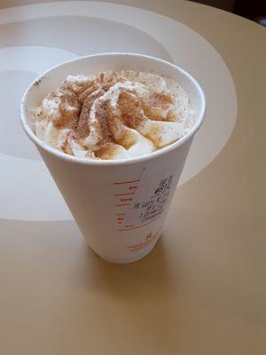 Hot, medium caramel craze latte. Absolutely yummy!