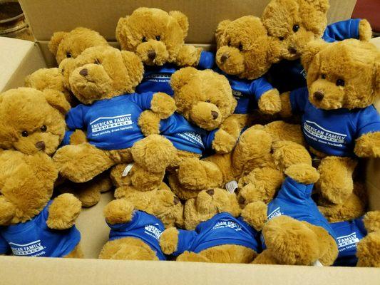 Beargade Bears! Was a fun promotion for childrens life insurance. Are your kids members of our Beargade?