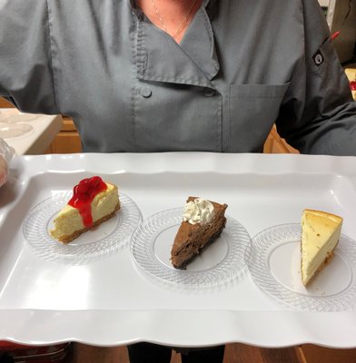 Choose your favorite cheesecake