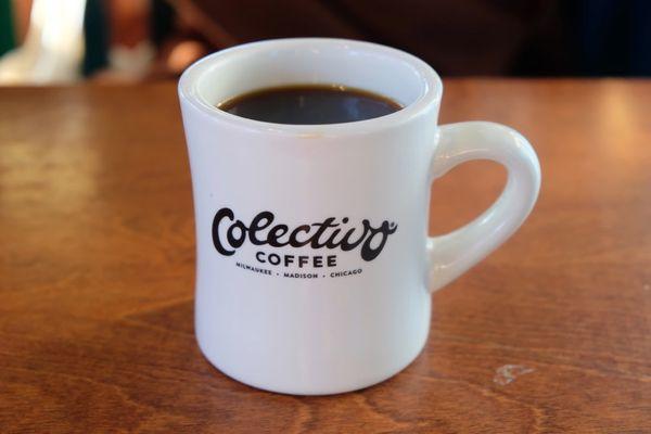 Featured coffee samples at Colectivo.