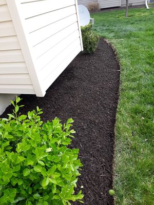 New mulch added