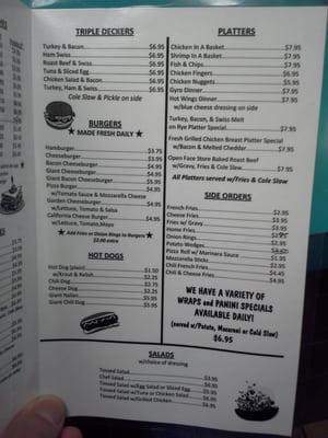 Menu Page 3