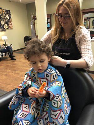 Kids' hair trims