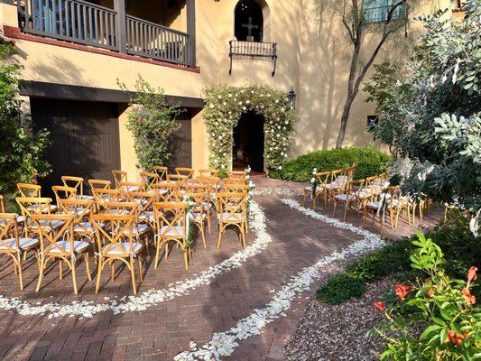 Ceremony florals