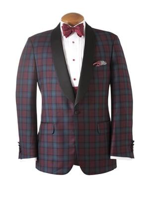 Our Tartan Dinner Jacket.