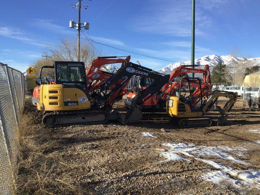 Excavators and earth movers