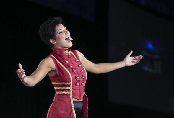 Miss Georgia during Miss America competition.