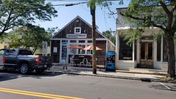 Amazing Flavors has a quaint storefront in the charming and historic harborside village of Greenport, New York.