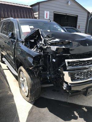 2016 Chevy Tahoe Before Repair.