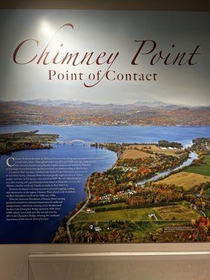 Rich history of Chimney Point in one panel