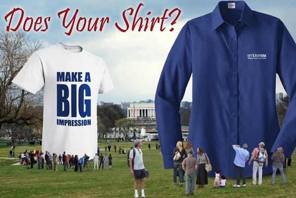 Custom apparel and promotional products that make a big impression