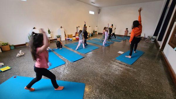 Kids and Adult Yoga