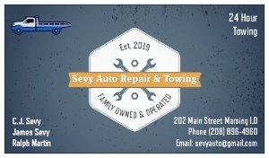 Sevy Auto Repair and Towing