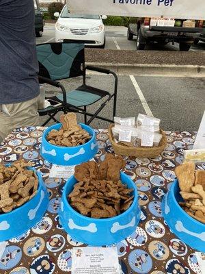 Homemade dog treats