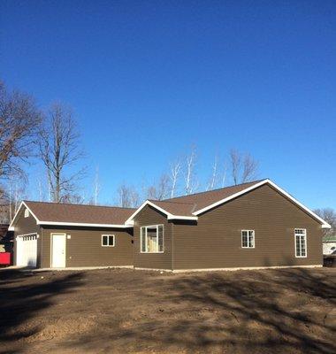 Another patio home completed.