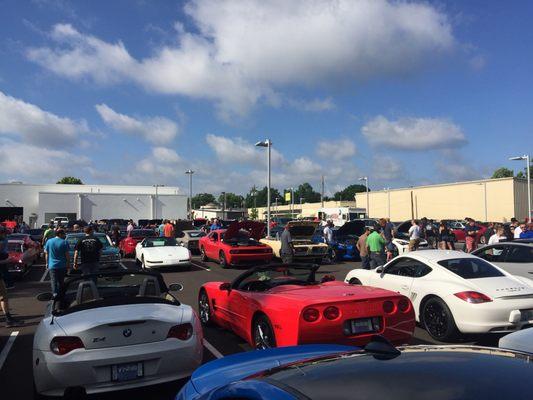 exotic cars and coffee