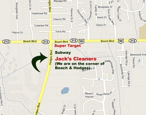 Jack's Cleaners at Beach & Hodges