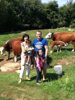 Children welcome ....Bill and Patti are parents of 7 grown children so they know how to show little ones life on  the farm.