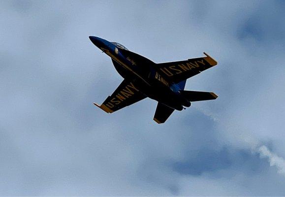 Blue Angels (Navy) doing a show on Friday and Vero Beach were amazing.