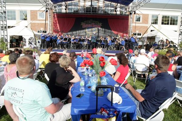 The Main Stage at the Great American Picnic