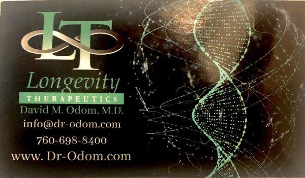 His business card...please don't hesitate to give him a call for any questions and concerns.