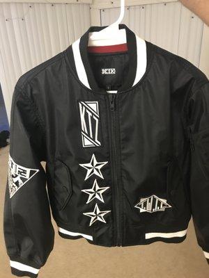 $190 for a KTZ jacket that normally goes for $600+ online....Good deal. Can totally wear this with a white tube top inside and some leggings