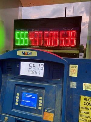 Gas prices coming down