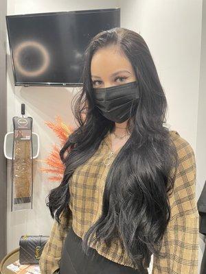 1 bundle volume weft extensions in 24"