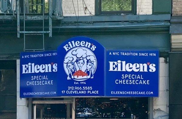 Eileen's Special Cheesecake is in Nolita. 05/22/21