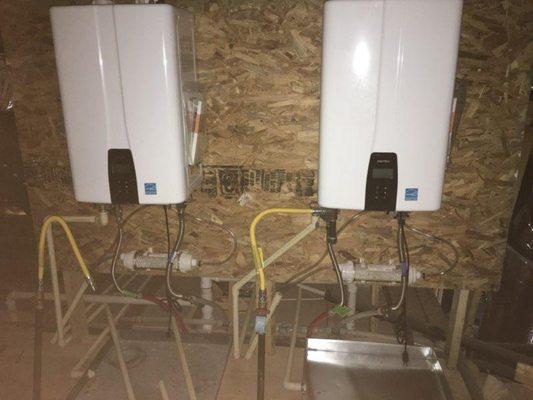 Installment on this water heater tankless