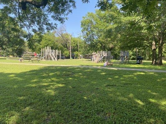 The playground area