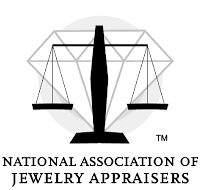 Members of the National Association of Jewelry Appraisers, a professional association of Independent appraisers.