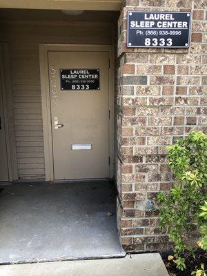 Laurel sleep center entrance