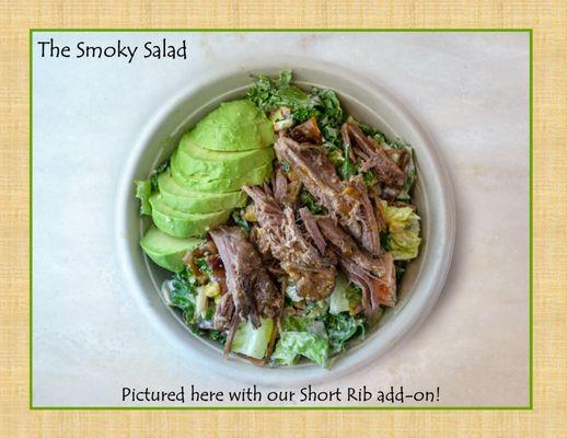 Smoky Salad w/ short ribs