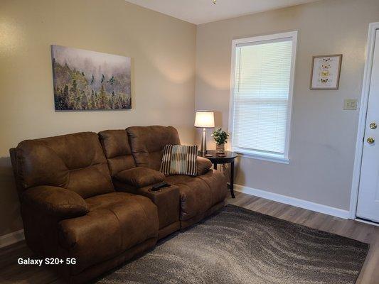 2422 Windover Pl Living area w/ recliner sofa