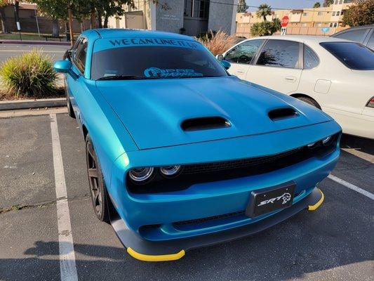 Avery Cool Teal wrap this hellcat graphics