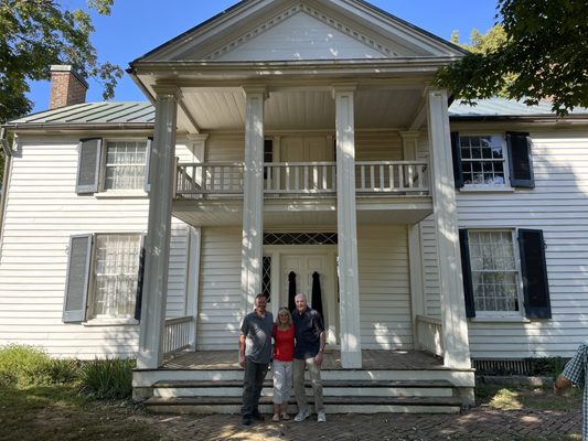 Front of Sam Davis' family home.