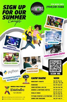 Summer Camps Main Flyer