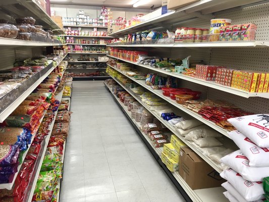 Spices, herbs, lentils, rice, and flours of all nations