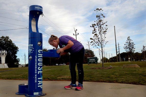 Our Choose Tap water refill stations are located in public areas of Spartanburg.