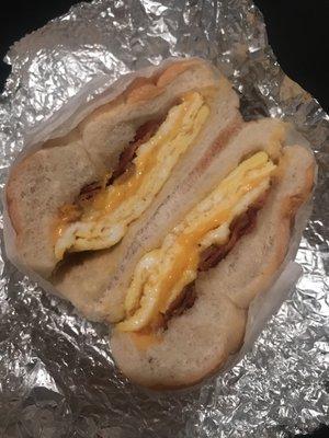 Bacon egg and cheese