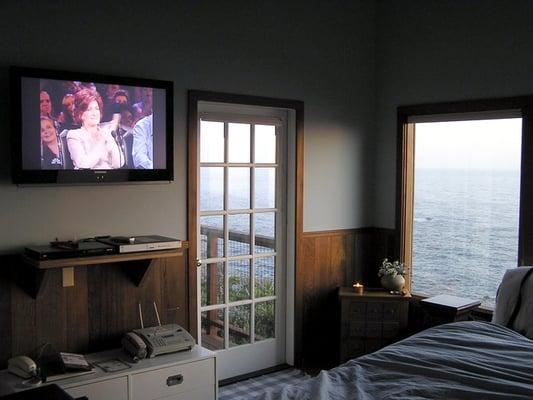 Master Bedroom TV and view