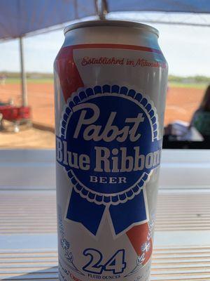 Beer and baseball! Great weather too!