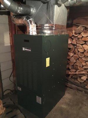 Oil hot air furnace replacement