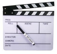 clapper board, clap board