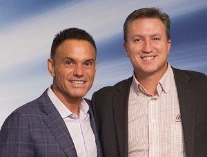 Chad with Kevin Harrington from Shark Tank