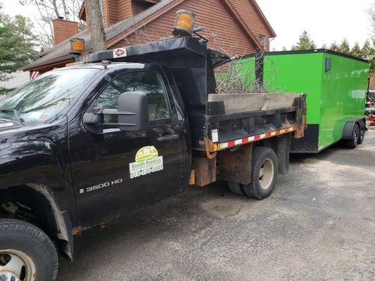 Dumptruck for dirt and mulch needs